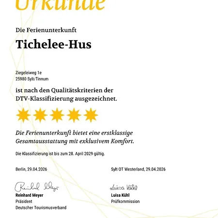 Casa vacanze Hausteil Tichelee-hus, Tinnum,